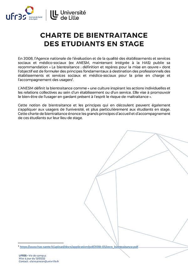Charte de bientraitance des étudiants en stage (PDF, 567 ko)