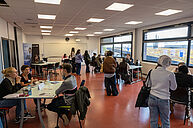 Photo d'illustration : informations aux étudiants, Forum d'Ilis