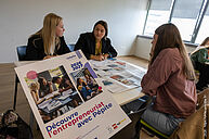 Photo d'illustration : stand entreprenariat, Forum d'Ilis