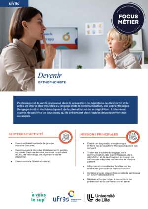Devenir orthophoniste