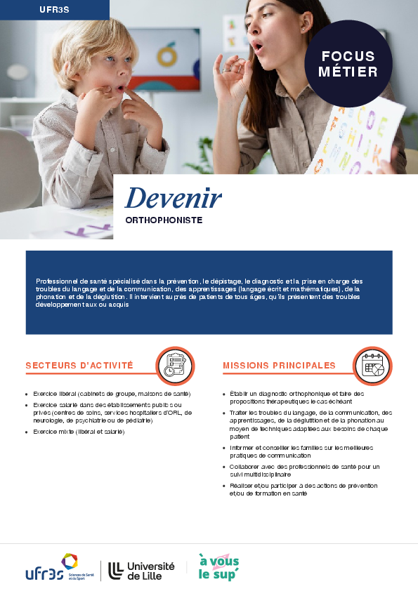 Devenir orthophoniste