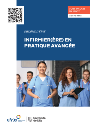 lien vers la plaquette Diplôme d’état d'infirmier en pratique avancée en pdf