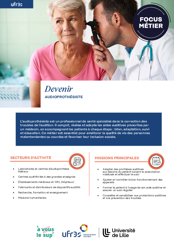 Devenir audioprothésiste