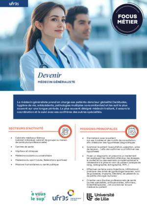 Devenir médecin généraliste