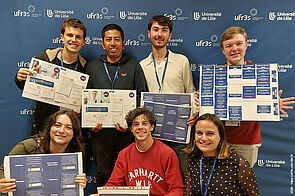 photo de groupe d'étudiants du workshop des étudiants ambassadeurs de l’UFR3S 
