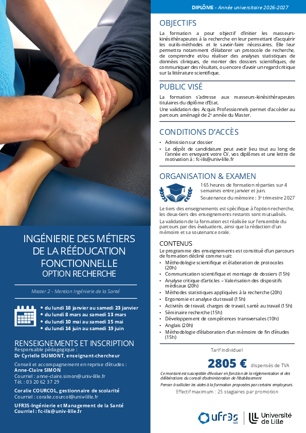 Plaquette de la formation option recherche, pdf, nouvelle fenêtre
