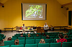 Conférence au Conservatoire botanique national de Bailleul sous la pluie