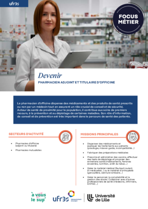 Devenir pharmacien adjoint et titulaire d’officine